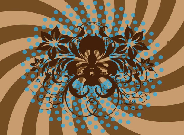 Vector Flowers Layout