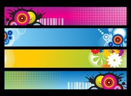 Colorful Vector Headers