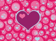Bubble Hearts Pattern