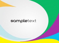 Colorful Swirls Vector Template