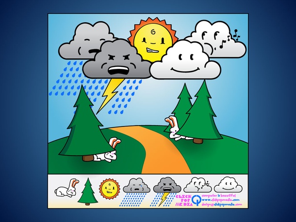 Vector Weather Cartoons