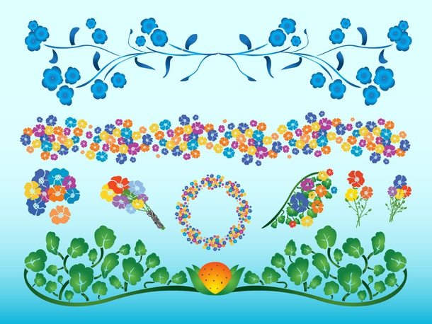 Colorful Flowers  Decorations