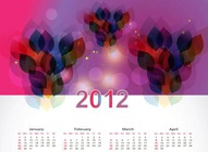 Abstract Calendar Design