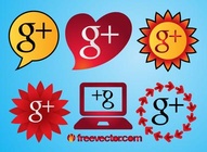 G+ Vector Icons