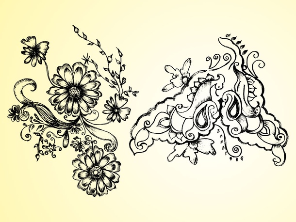 Nature Floral Drawing