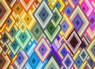 Colorful Diamond Pattern
