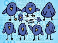 Cartoon Twitter Birds