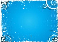 Winter Blue Vector Background