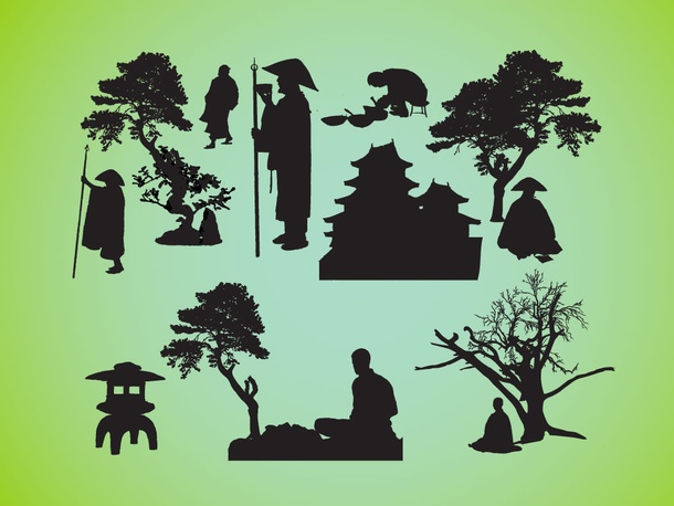 Asian Silhouettes
