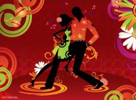 Latin Dancing Couple