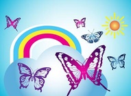 Butterflies Vector Images