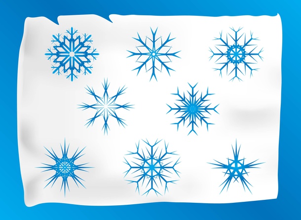 Vector Snow Icons