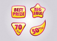Sales Badges Vector