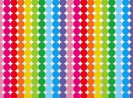 Rainbow Dots Vector
