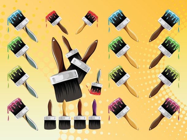 Paint Brush Vectors