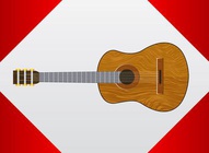 Acoustic Guitar Illustration