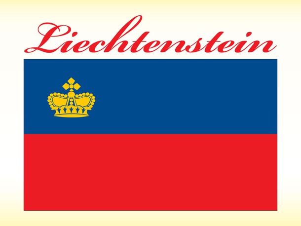 Liechtenstein Flag Vector