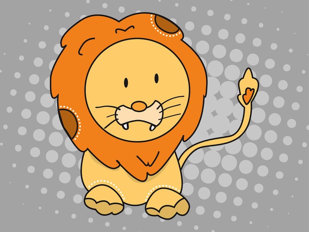 Cartoon Lion Vector