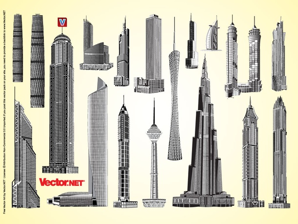 Skyscraper Technical Drawings