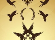 Heraldry Silhouette Vectors