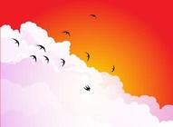 Birds In The Clouds