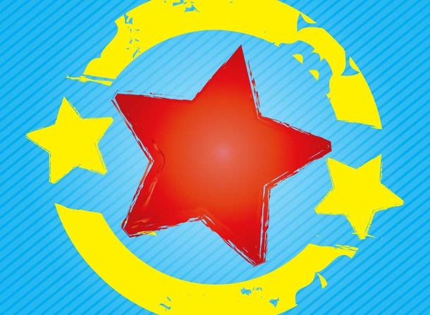 Textured Star Badge