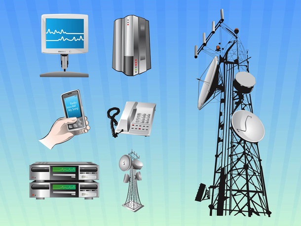 communication gadgets spotlight for christmas decorations