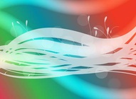 Rainbow Scribbles Background