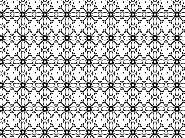 Floral Cross Pattern