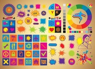 Colorful Clip Art Set