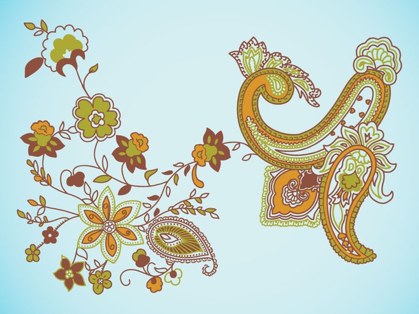 Paisley Ornaments