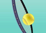 Tennis Racket And Ball