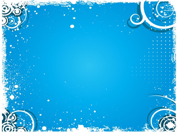 Winter Blue Vector Background