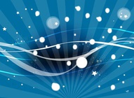 Blue Space Vector Background