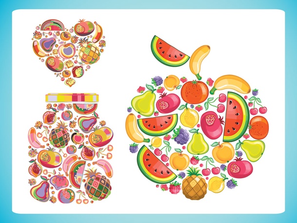 Fruit Shape Vectors