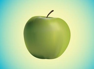 Realistic Green Apple