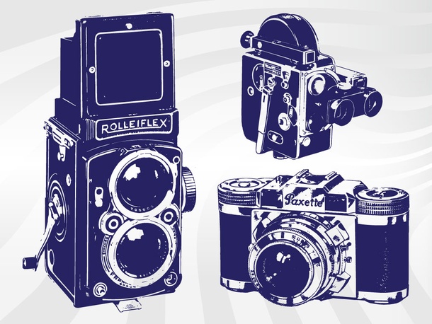 Vintage Camera Clip Art