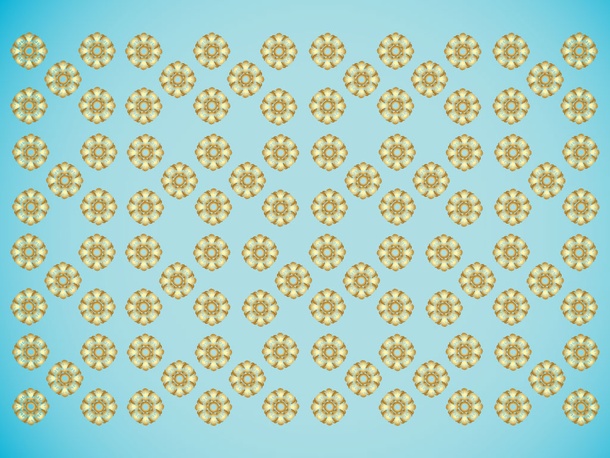 Golden Baroque Pattern