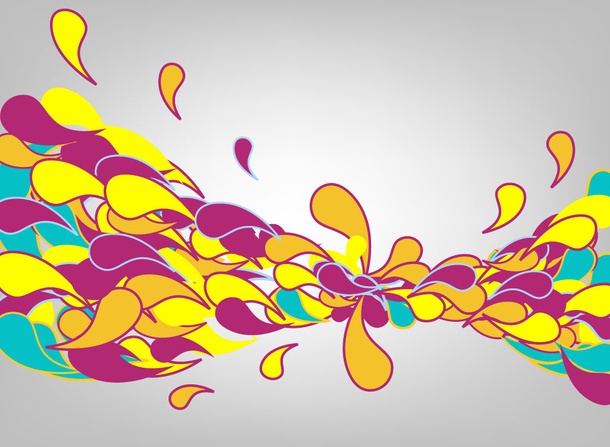 Paint Drops Vector