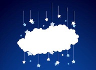 Stars And Cloud Vector
