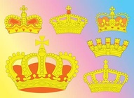 Crown Clip Art Six Pack