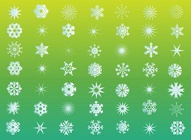 Snowflake Vector Shapes