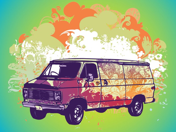 Psychedelic Van