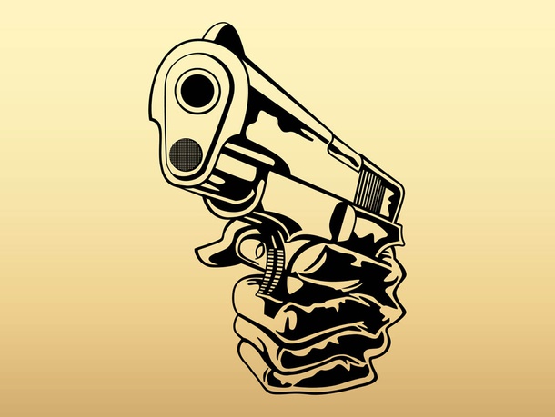 Hand With Gun