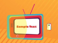 TV Frame Vector