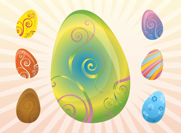 Easter Eggs Illustrations