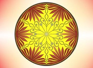 Decorative Symmetrical Circle Design