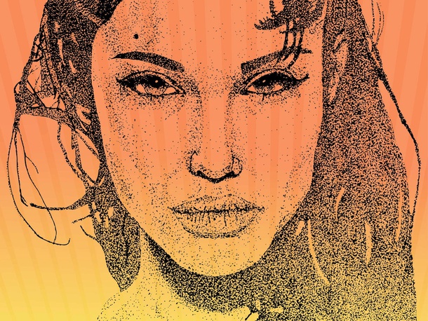 Angelina Jolie Artwork