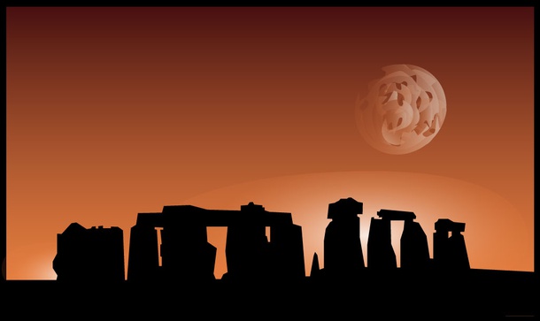 Stonehenge Silhouette