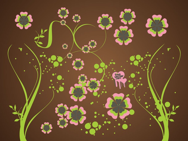 Joyful Flowers background